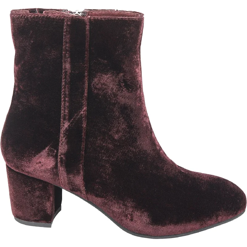 Booties with anti-slip solesWomen's Earth Sparta Burgundy Suede