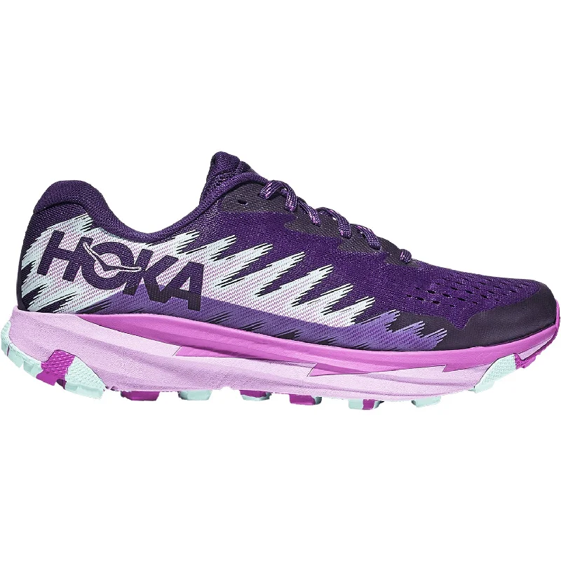 Athletic shoes for icy jogs-Women's Hoka Torrent 3 Night Sky/Orchid Flower Mesh