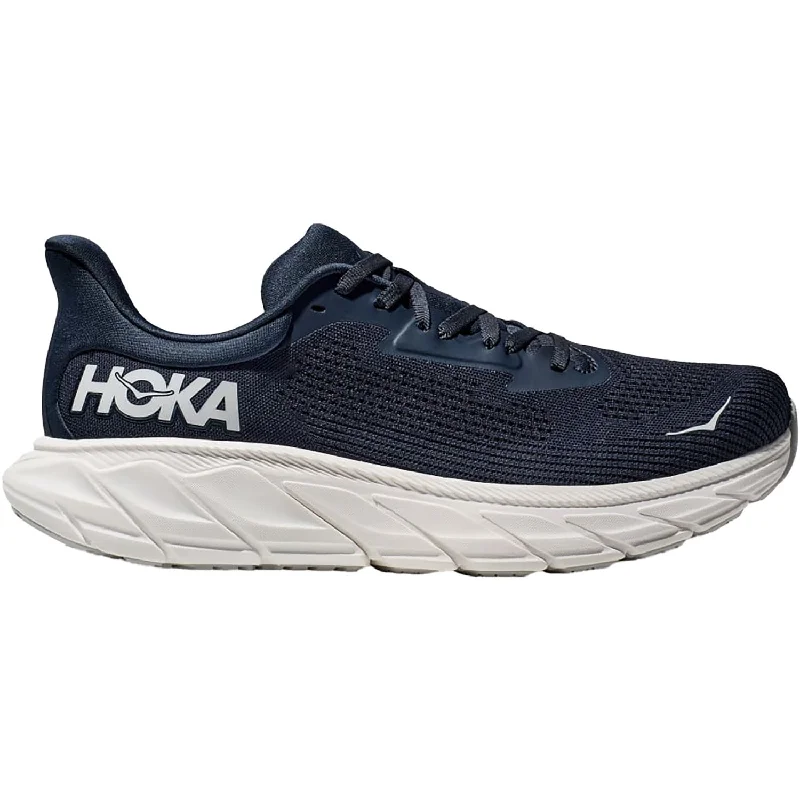 Athletic shoes for midday jogs-Men's Hoka Arahi 7 Outer Space/White Mesh