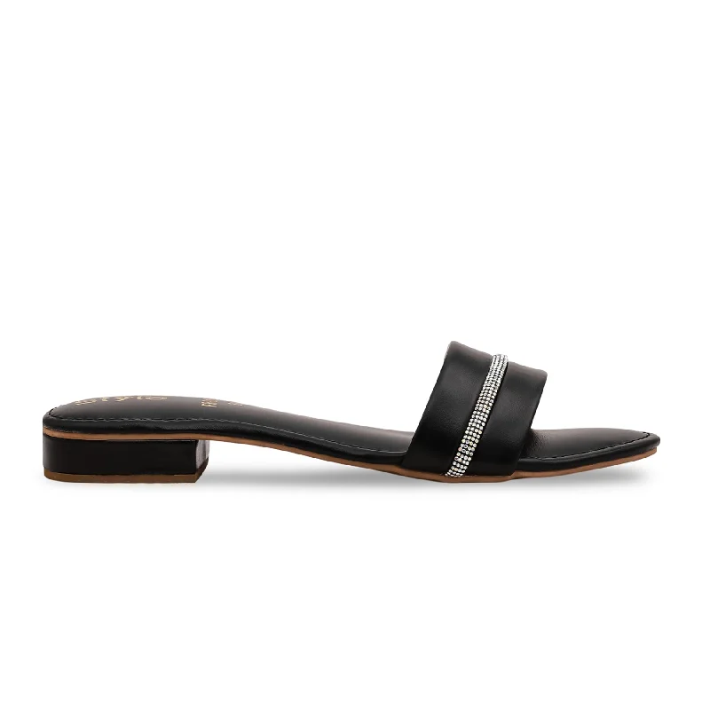 Slippers for loungingBlack Formal Slipper FR8161