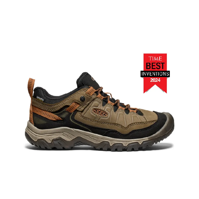 Men's Targhee IV Wide Waterproof Hiking Shoe  |  Sea Turtle/Roasted Pecan