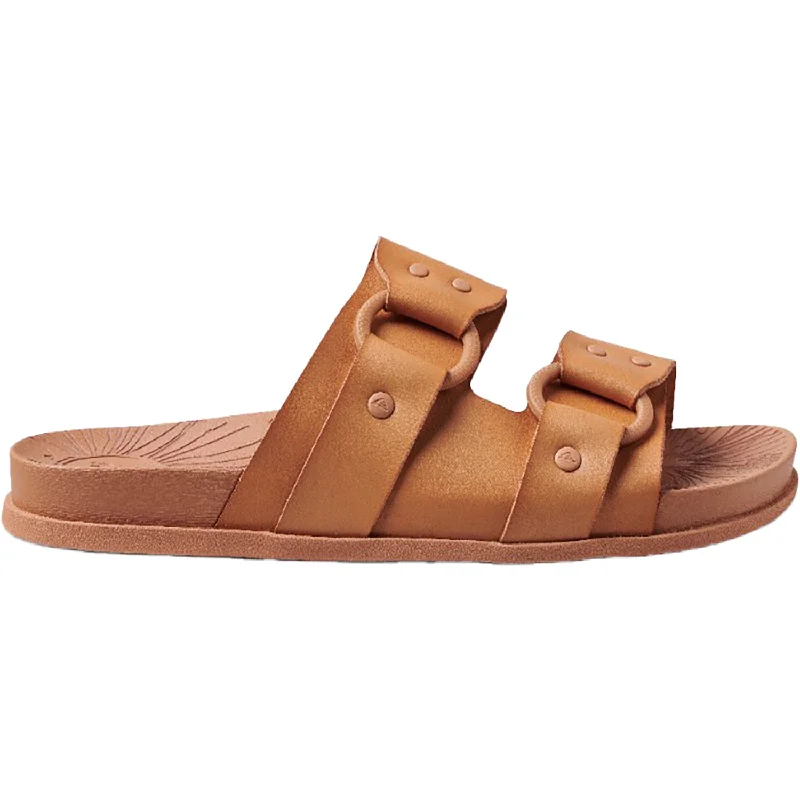 Sandals with deep sole-Women's Reef Cushion Vera Cruz Natural Synthetic