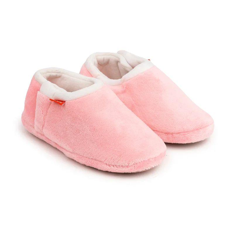 Slippers with weekday easeArchline Orthotic Slippers Closed – Pink