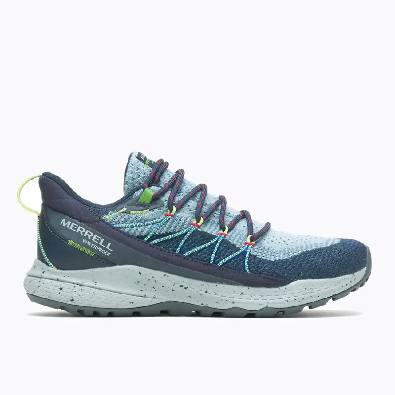 Merrell Bravada 2 Waterproof Ladies Navy Textile Waterproof Lace Up Shoes