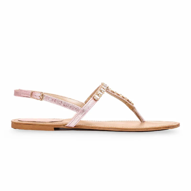 Sandals for daily vibe-Pink Fancy Sandal FN5904