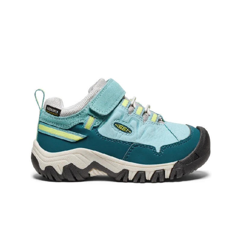 Little Kids' Targhee IV Waterproof Hiking Shoe  |  Reef Waters/Daiquiri Green