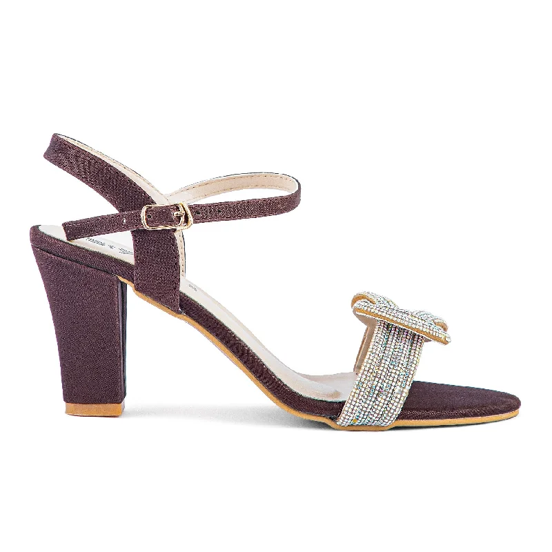 Sandals for city trails-Brown Fancy Sandal FN5895