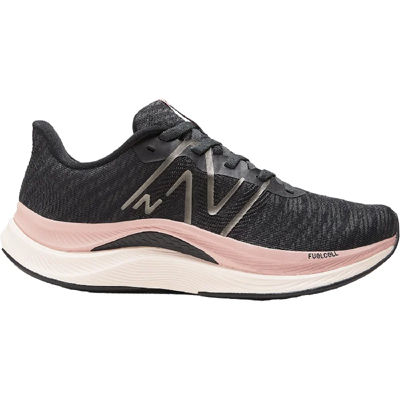 Athletic shoes with extra midsoles-Women's New Balance WFCPRCK4 FuelCell Propel Black/Quartz Pink/Pink Moon Mesh