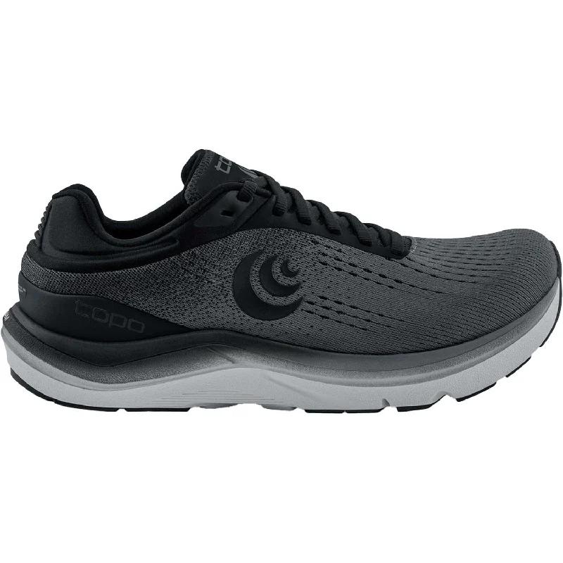 Athletic shoes for chilly trails-Men's Topo Magnifly 5 Charcoal/Black Mesh