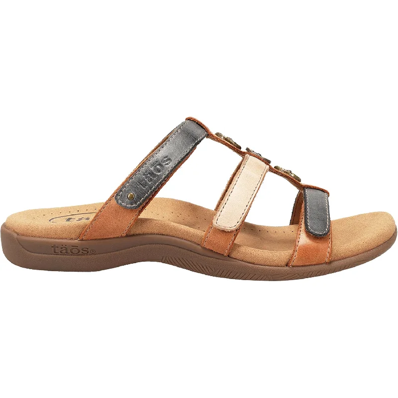 Sandals with soft warmth-Women's Taos Prize 4 Steel Multi Leather