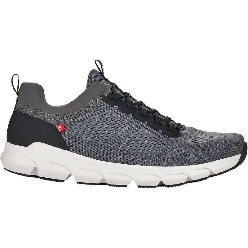 Athletic shoes with solid heels-Men's Rieker Revolution 07805-45 Fabio Blei/Negro Mesh