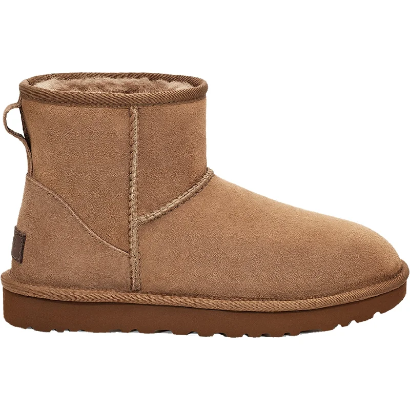 Booties with plush warmthWomen's UGG Classic Mini II Hickory Sheepskin