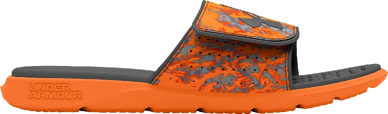 Slippers for luxury napUnder Armour Ignite Pro Graphic Strap Sliders - Orange