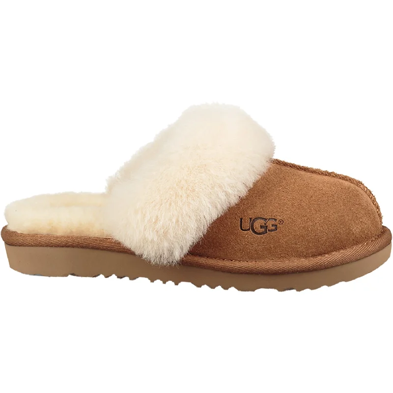 Slippers with affordable cozyKids' UGG Cozy II Chestnut Suede