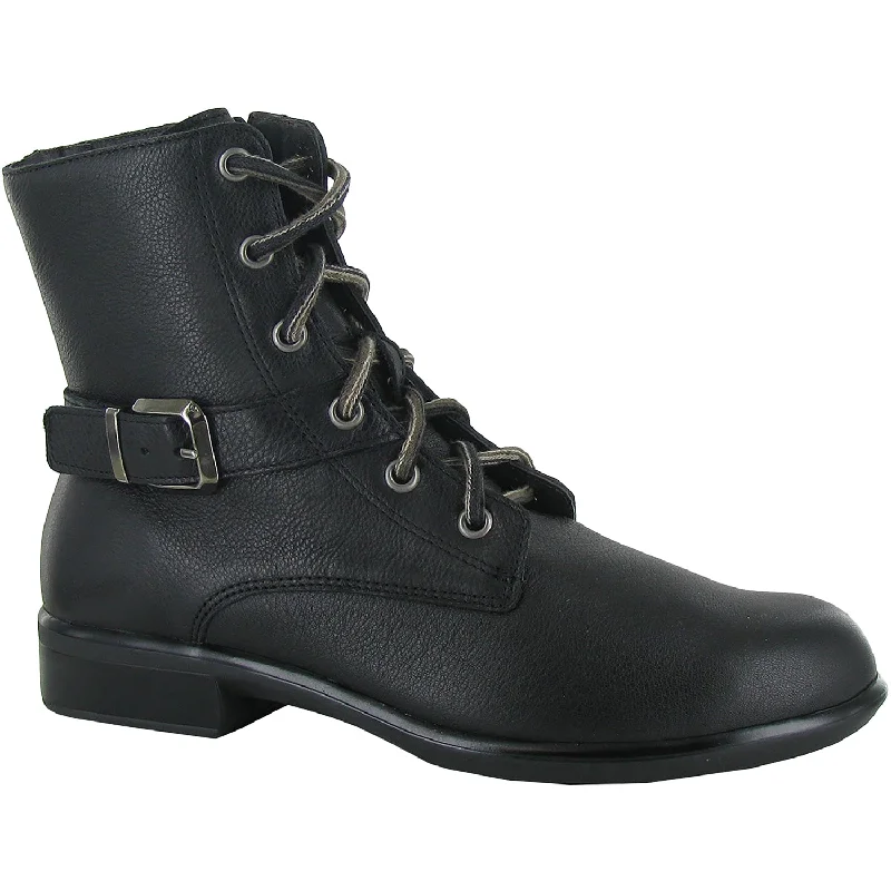 Booties with foot reliefWomen's Naot Alize Black Leather