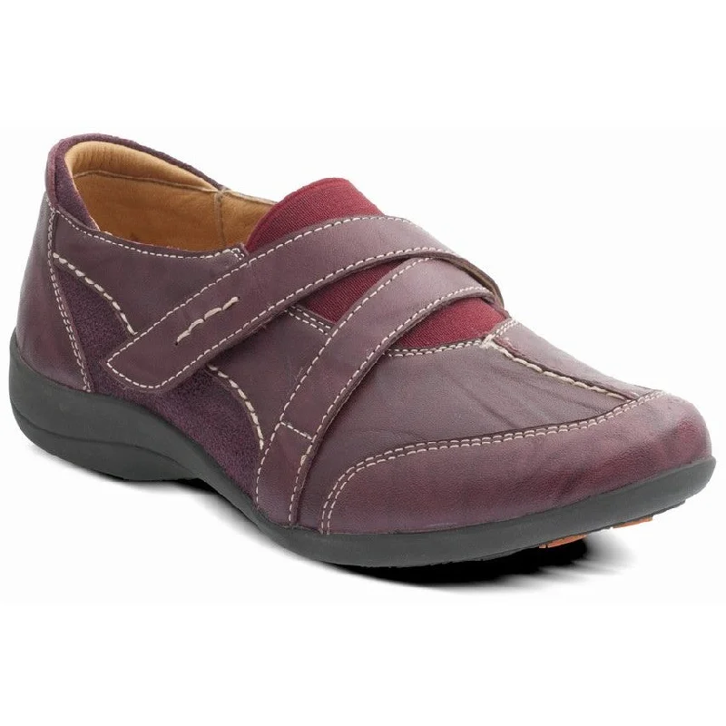 Padders Maple Plum Leather Shoes E Fitting