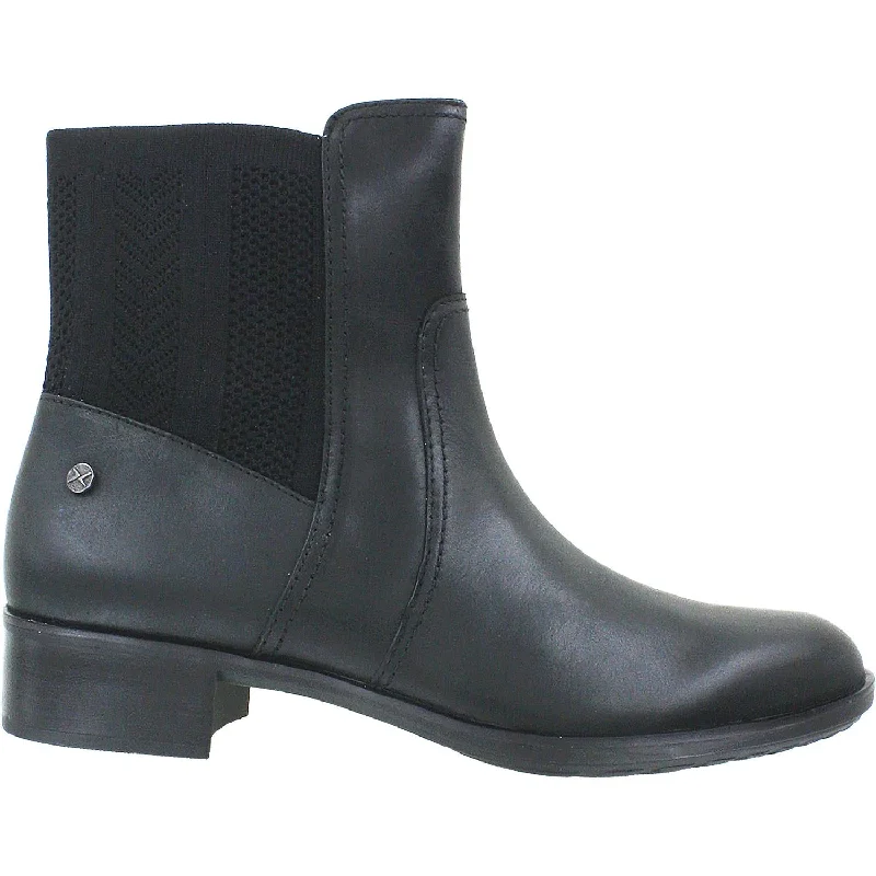 Booties with lightweight cushionWomen's Aetrex Kaitlyn Black Leather