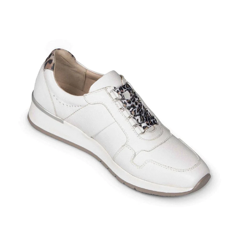 Van Dal Reydon 3317 0001 Ladies White Leather Lace Up Trainers