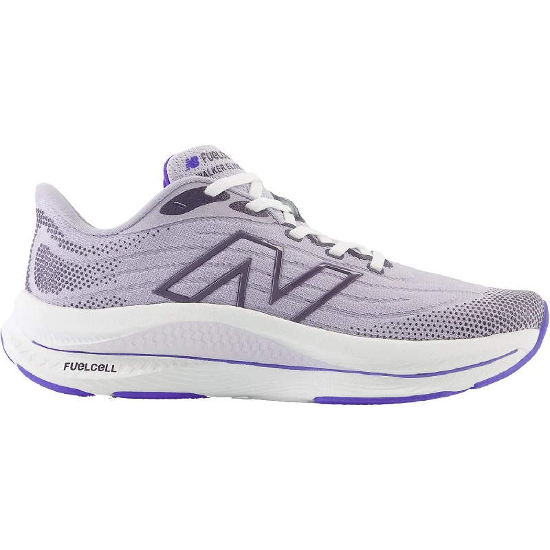 Athletic shoes with bright heels-Women's New Balance WWWKELV1 Grey Violet/Electric Indigo/Shadow Mesh