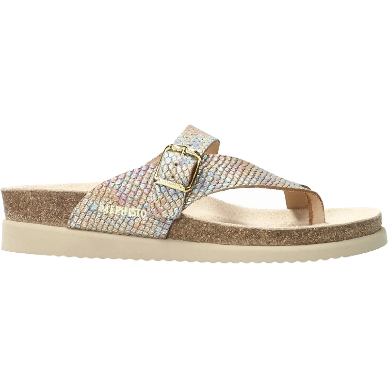 Sandals with native print-Women's Mephisto Helen Multicolor Reptilia Leather