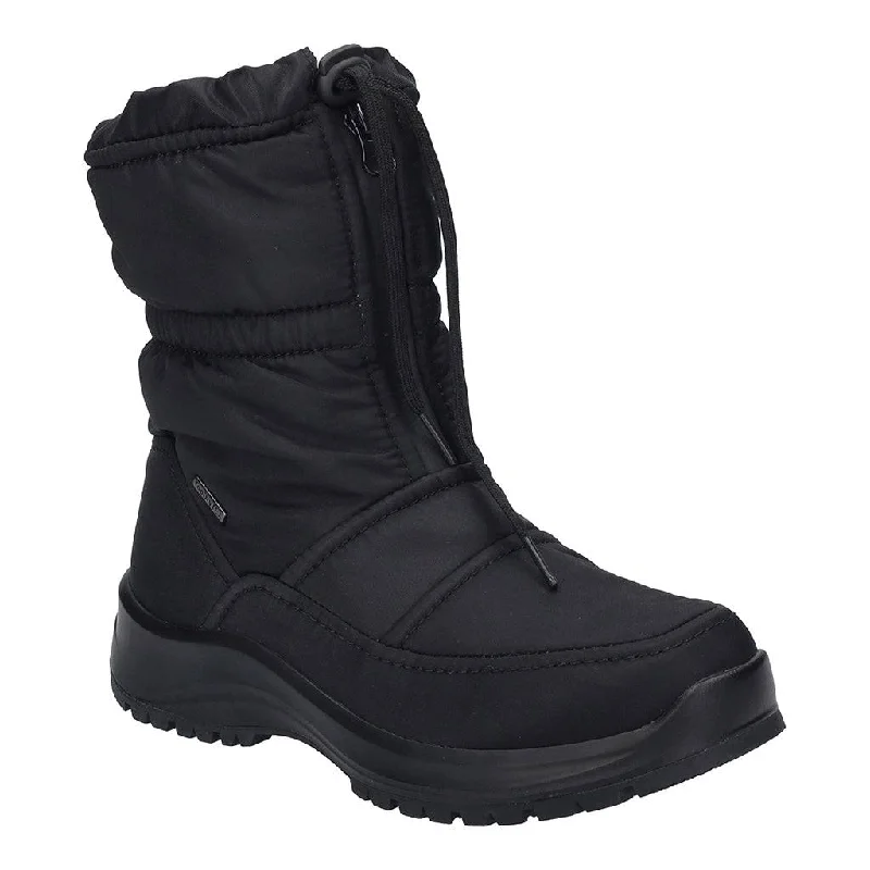 Ankle boots for shopping-Josef Seibel Colorado 58 Ladies Black Textile Waterproof Front Zip Ankle Boots