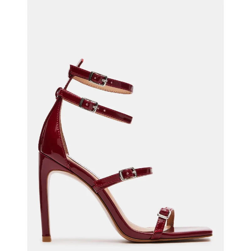 Heeled sandals for quick wearSenna Red Patent