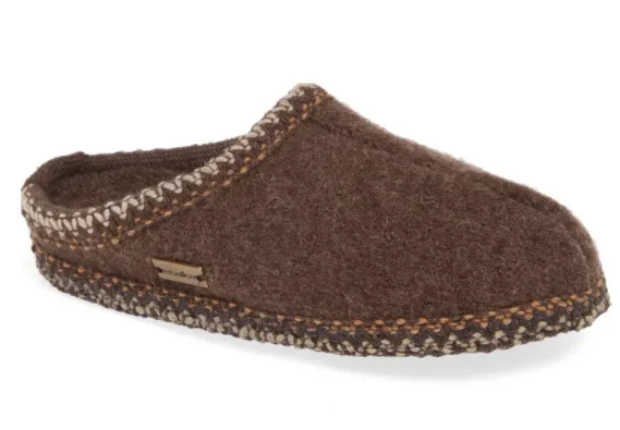 Haflinger Scuff AS20 - Smokey Brown