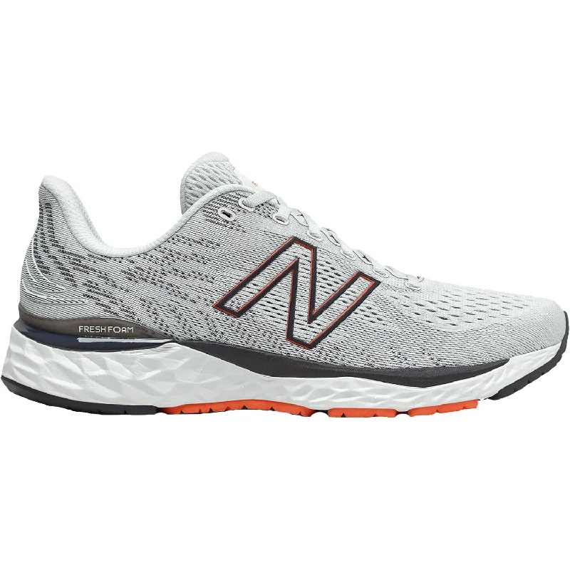 Athletic shoes with subtle soles-Men's New Balance Fresh Foam M880A11 Arrowroot/Ghost Pepper Mesh