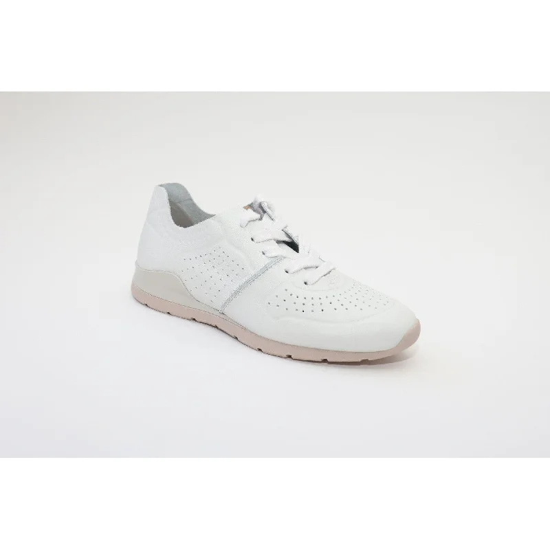 Maria Lya 277301 Ladies White Leather Trainers