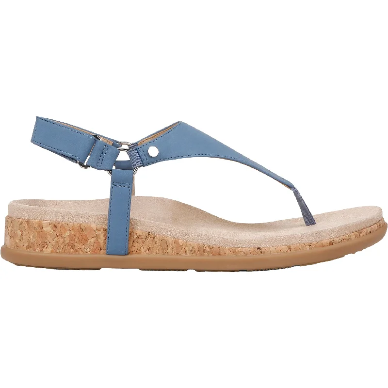 Sandals for women-Women's Vionic Kirra II Captains Blue Leather