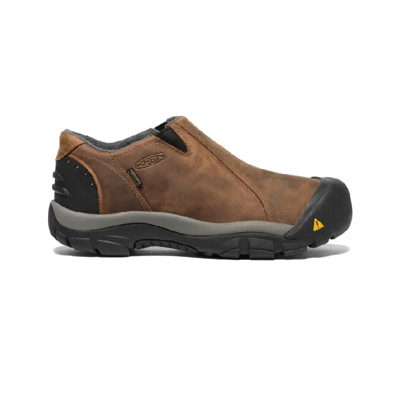 Men's Brixen Waterproof Shoe Wide  |  Slate Black/Madder Brown