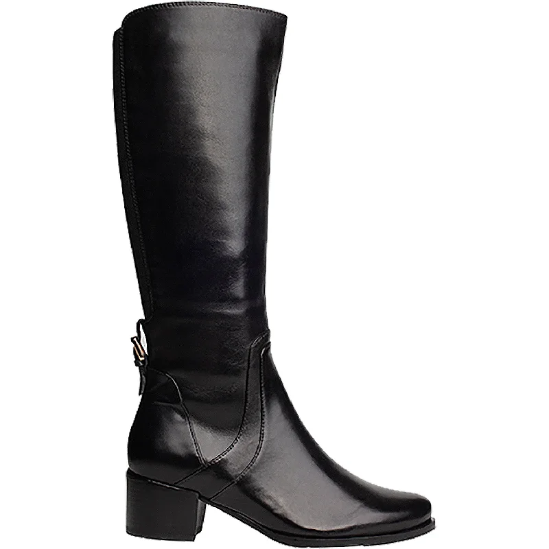 Booties with padded softnessWomen's Regarde Le Ciel Jolene-22 Black Delice Leather