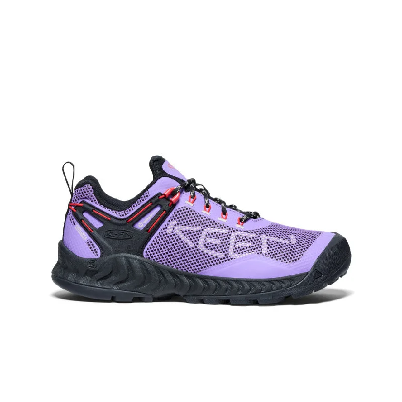 Women's NXIS EVO Waterproof Shoe  |  Paisley Purple/Poppy Red