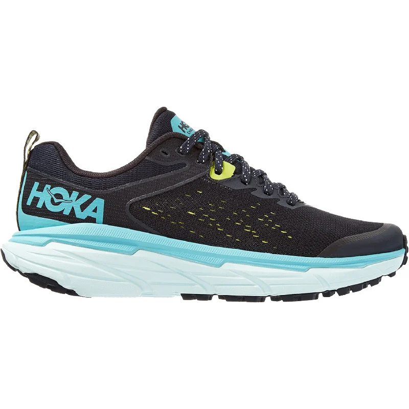 Athletic shoes for rainy runs-Women's Hoka Challenger ATR 6 Blue Graphite/Blue Glass Mesh