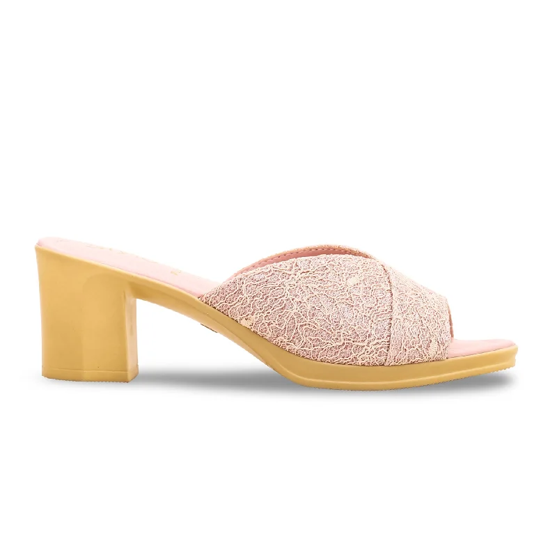 Slippers with lightweight designPink Formal Slipper PU0086