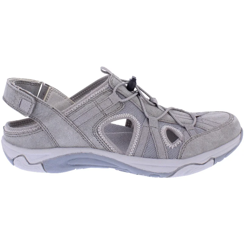 Free Spirit 41122 Bryn Ladies Smoke Leather Arch Support Touch Fastening Shoes