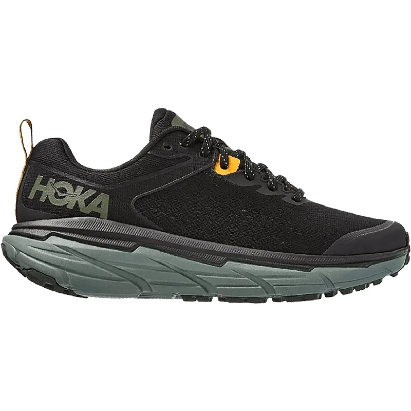 Athletic shoes for late jogs-Men's Hoka Challenger ATR 6 Black/Thyme Mesh