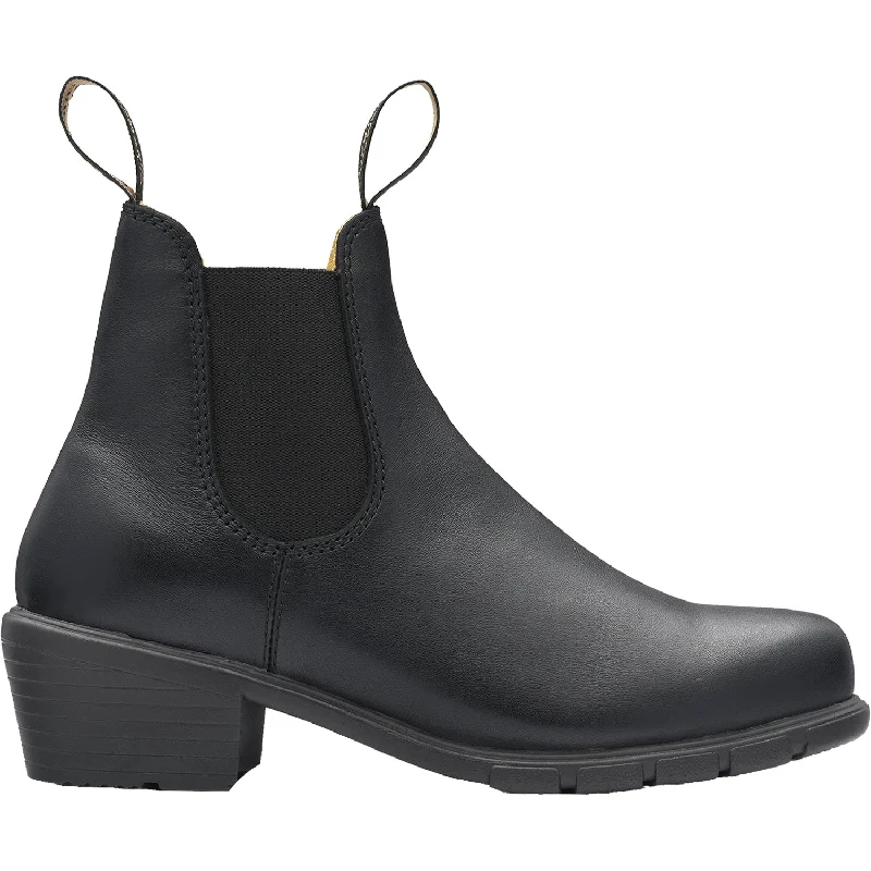 Booties with high heelsWomen's Blundstone Heeled Chelsea 1671 Black Leather