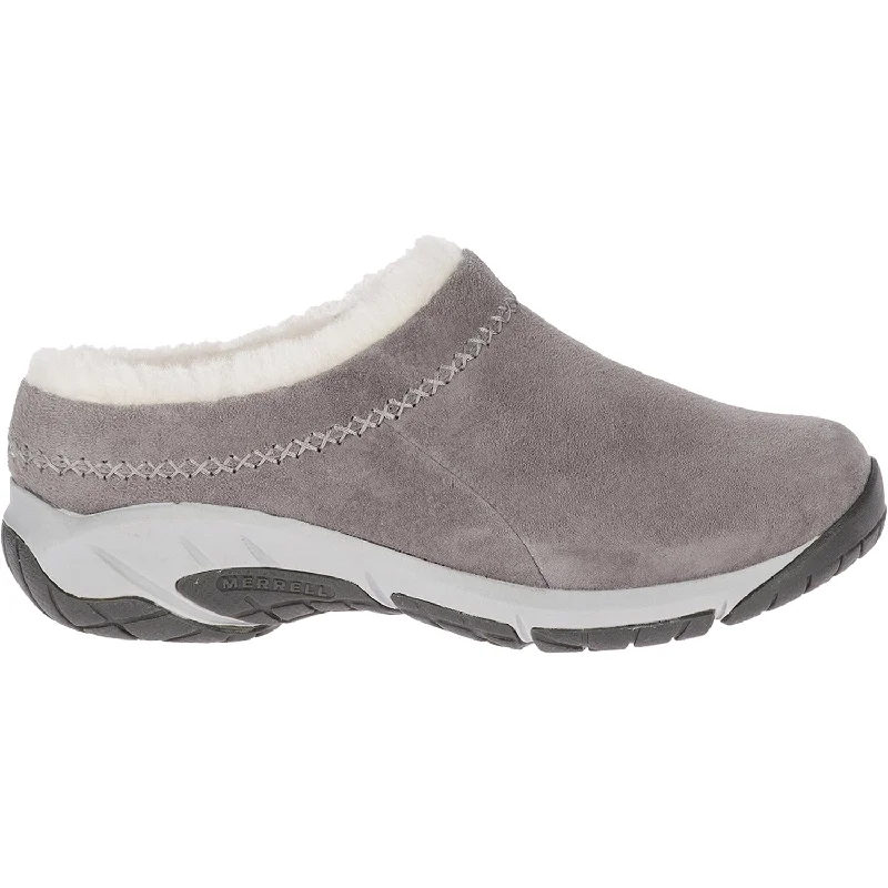 Slippers with durable soleWomen's Merrell Encore Ice 4 Charcoal Suede