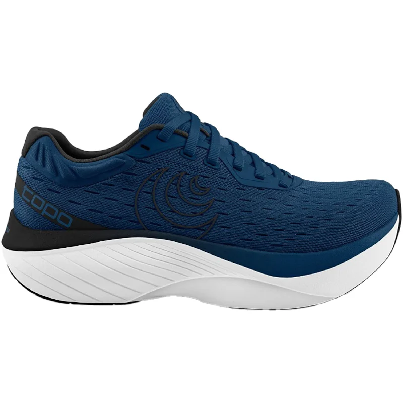 Athletic shoes with matte soles-Men's Topo Atmos Navy/White Mesh