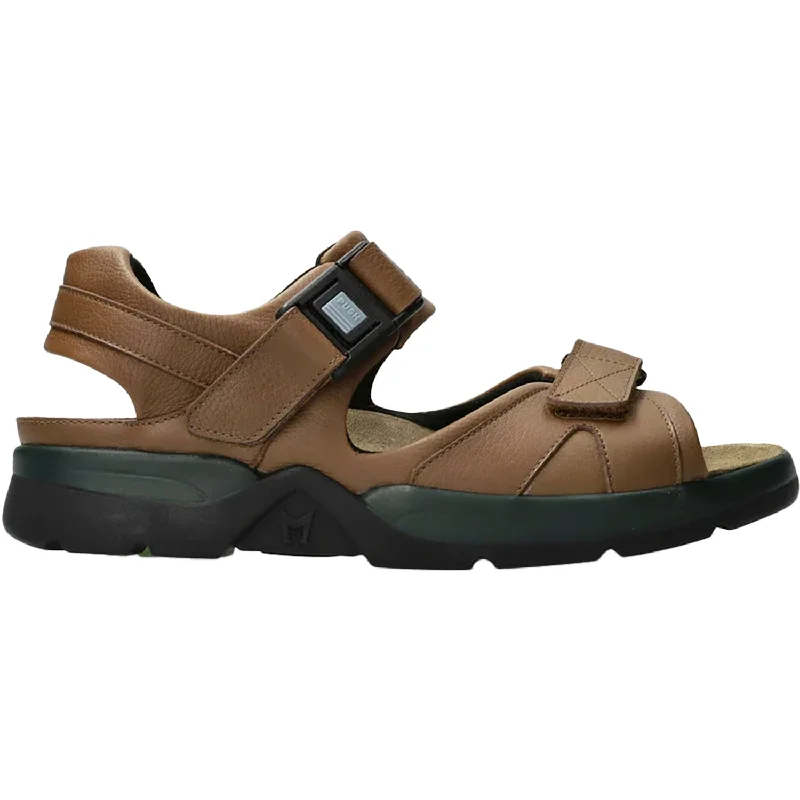 Sandals for daily style-Men's Mephisto Shark Chestnut Nevada Leather