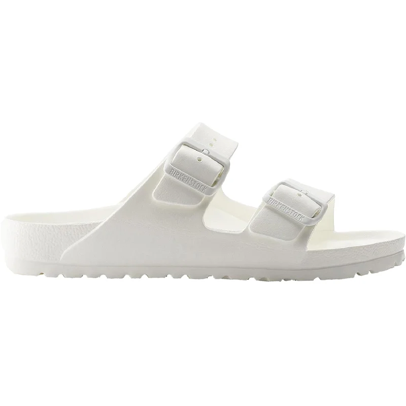 Sandals with floral pattern-Unisex Birkenstock Arizona Essentials White EVA Synthetic