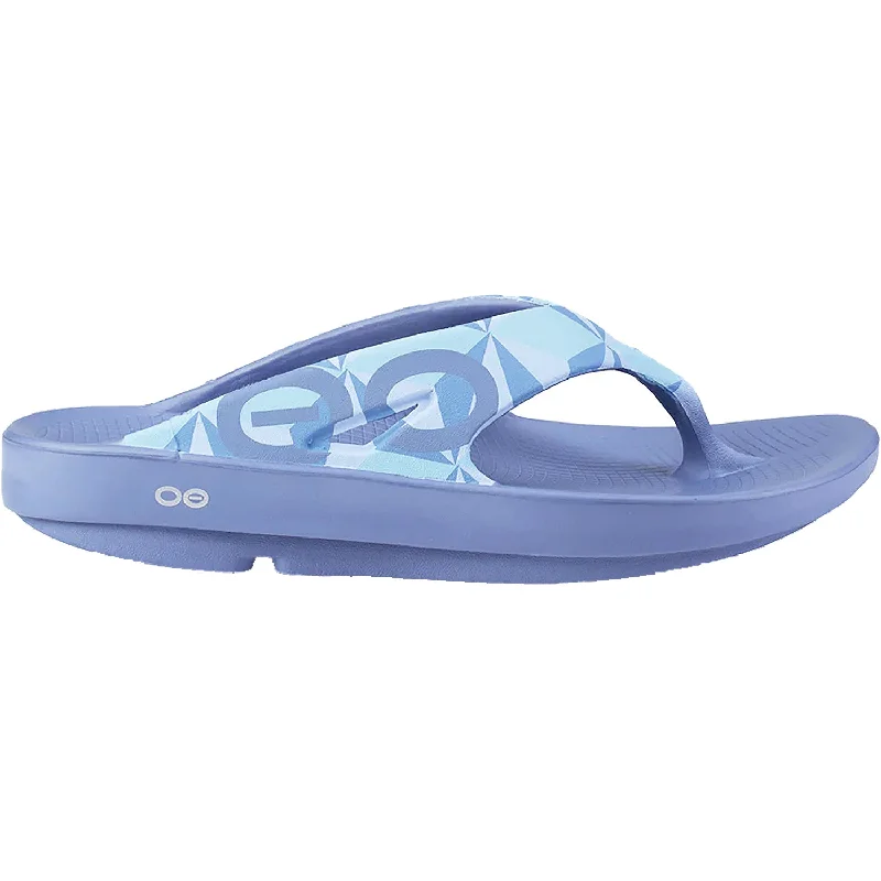 Sandals with wolf print-Women's OOFOS OOriginal Limited Fractal Waterdrop Synthetic