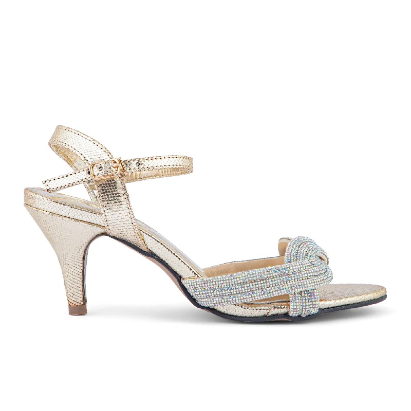 Sandals for daily looks-Golden Fancy Sandal FN5929