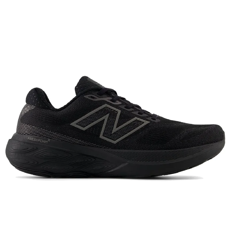 Athletic shoes with wild heels-Men's New Balance M880K15 Black/Black/Black Metallic