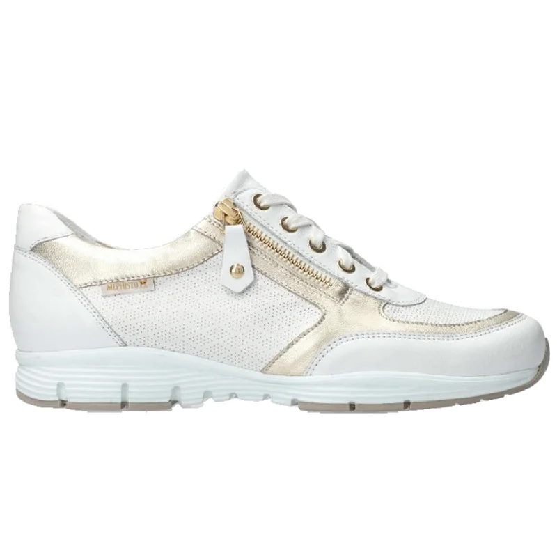 Athletic shoes for hot runs-Women's Mephisto Ylona White Softy