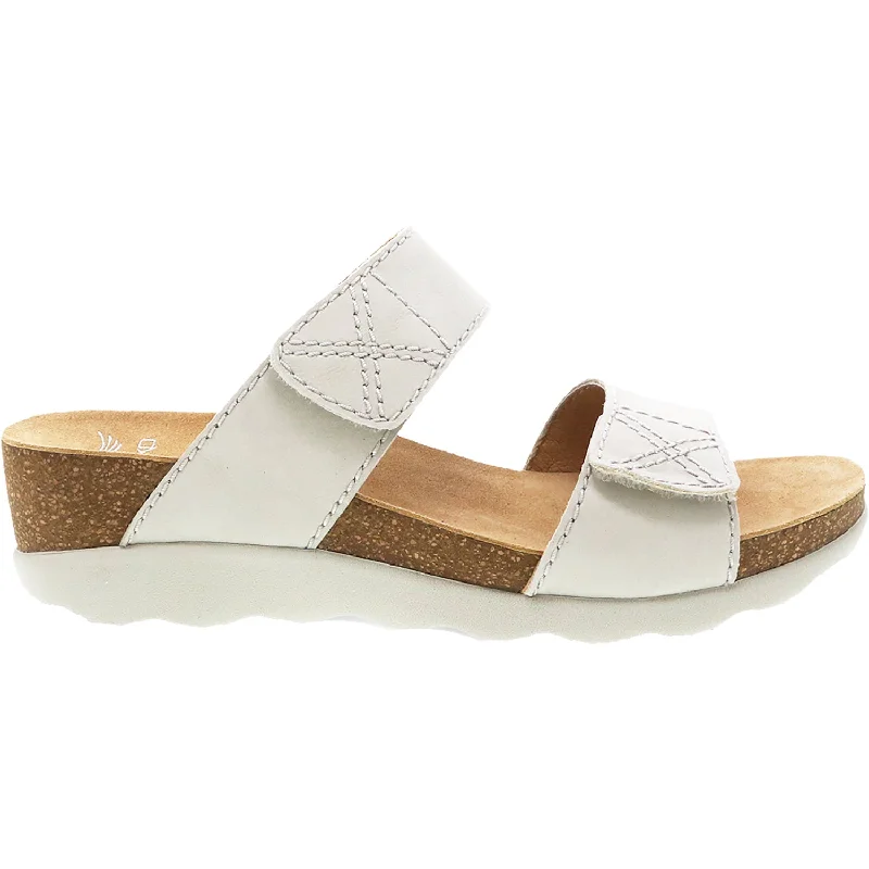 Sandals for urban summer-Women's Dansko Maddy Ivory Milled Nubuck