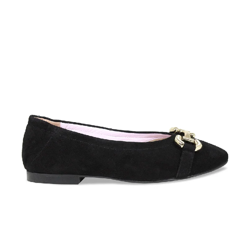 Lydia: Black Suede