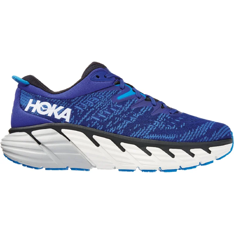 Athletic shoes for muddy jogs-Men's Hoka Gaviota 4 Bluing/Blue Graphite Mesh