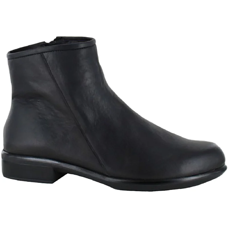 Booties with home softnessWomen's Naot Norther Water Resistant Black Leather